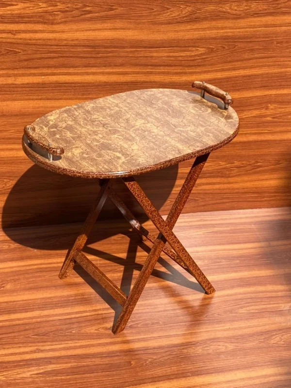 Folding Table Wooden Top