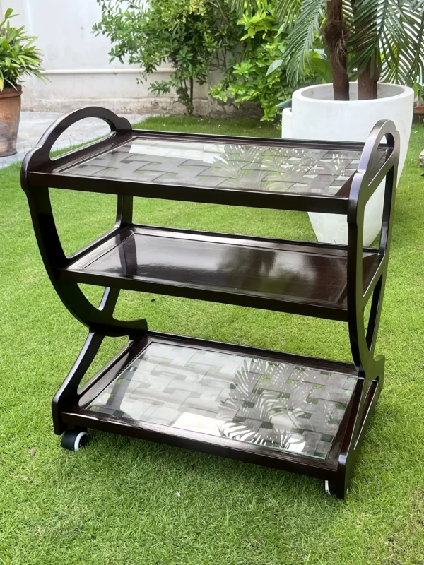 Three Shelves Tea Trolly