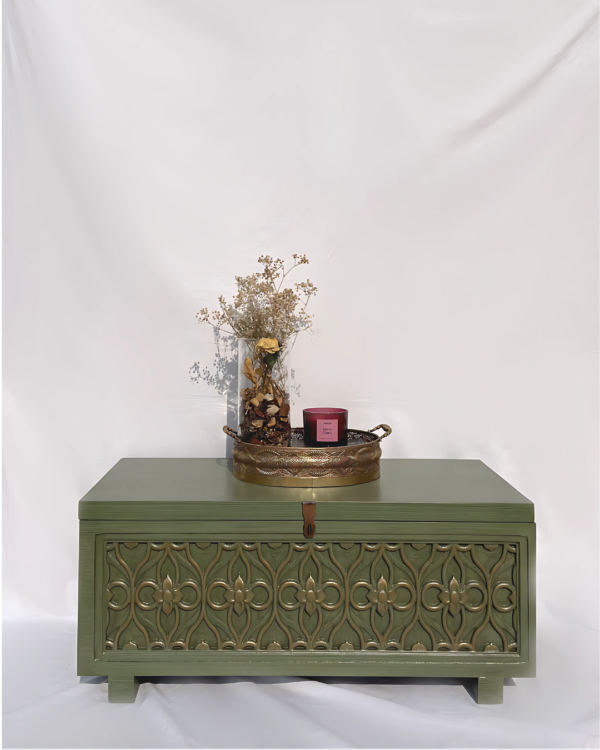 Home decor - Wooden Box Green